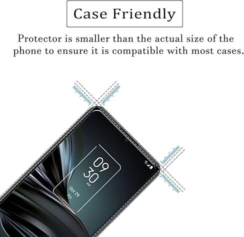 واقي شاشة Douglass TCL 20 XE (3 عبوات)، طبقة من الزجاج المقوى 9H لـ TCL 20 XE/TCL A4X 5G واقي شاشة زجاجي مضاد للخدش وبصمات الأصابع بدون فقاعات فائق الوضوح 99.99% in Kuwait