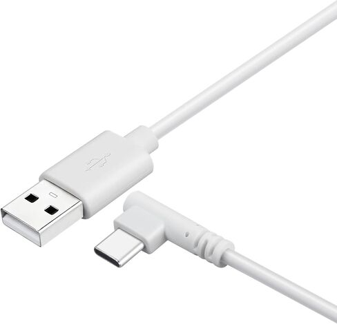 كابل Smays بطول 3 أقدام USB C 90 درجة أبيض 6 عبوات، شاحن من النوع C زاوية قائمة in Kuwait