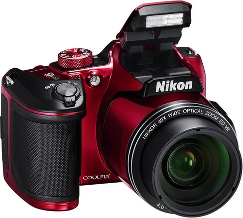 كاميرا Nikon Coolpix B500 Wi-Fi الرقمية (أحمر) - (متجددة) in Saudi Arabia