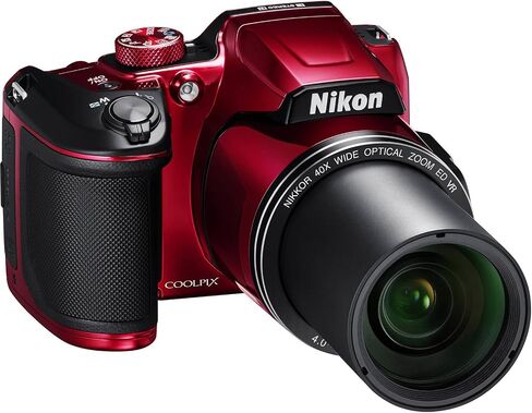 كاميرا Nikon Coolpix B500 Wi-Fi الرقمية (أحمر) - (متجددة) in Saudi Arabia