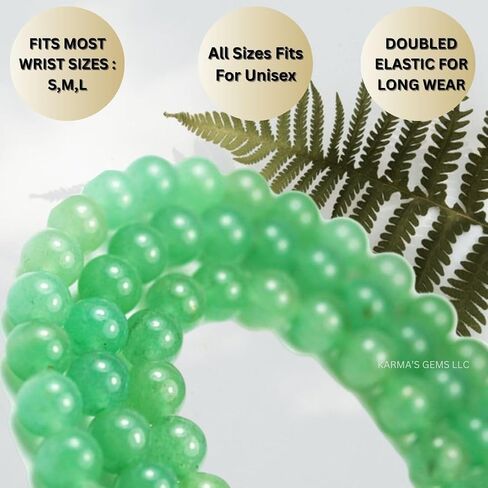 8mm Healing Stone Beaded Bracelets for Women Men Semi-Precious Gemstones Bracelets Crystal Beaded Bracelet Unisex in Saudi Arabia