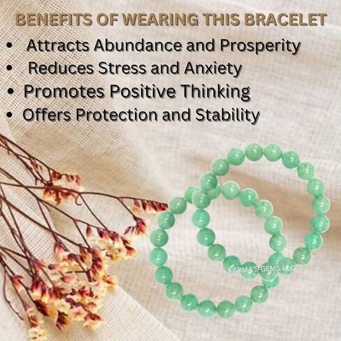 8mm Healing Stone Beaded Bracelets for Women Men Semi-Precious Gemstones Bracelets Crystal Beaded Bracelet Unisex in Saudi Arabia