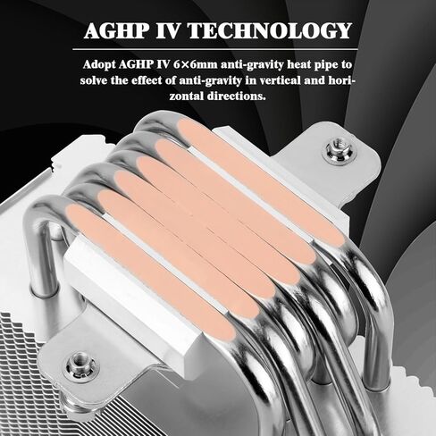 مبرد هواء وحدة المعالجة المركزية Thermalright Burst Assassin 120 SE ARGB CPU، 120 مم TL-C12C-S PWM مبرد وحدة المعالجة المركزية بمروحة هادئة، 6 × 6 مم أنابيب حرارية تبريد برج واحد، لـ AMD: AM4/AM5 & Intel LGA1851/1700/1150/1151/1200 in Saudi Arabia