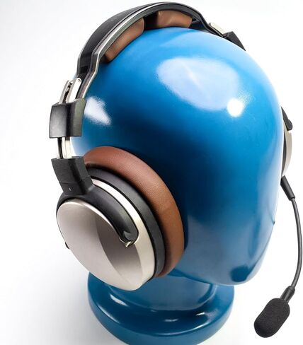 طقم تجديد من الجلد البني، وسادات أذن وعصابة رأس متوافقة مع سماعة رأس الطيران من سلسلة زولو PFX Tango Sierra، 3 إسفنجة ذاكرة أكثر سمكًا (مجموعة تنشيطية) in Kuwait