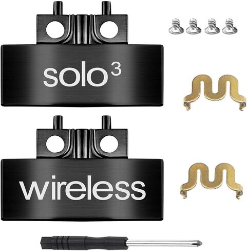Solo 3 Hinge Replacement Parts Accessories Headband Connector Metal Folding Repair Kit Compatible with Beats Solo 3.0(A1796)/Solo 2.0 Wired/Wireless (B0518/B0534) Headphones. (Gloss Black) in Saudi Arabia