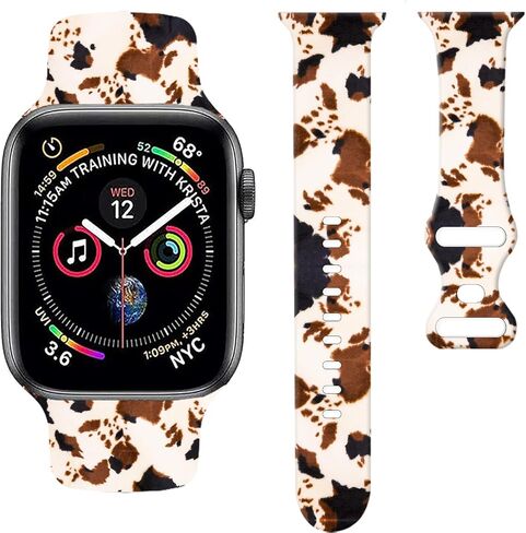 متوافق مع سوار iWatch مقاس 38 مم 40 مم 41 مم 42 مم 44 مم 45 مم 49 مم للنساء والفتيات، حزام بديل لطيف لا يبهت لسلسلة iWatch SE 9 8 7 6 5 4 3 2 1 Ultra (daim) in Kuwait