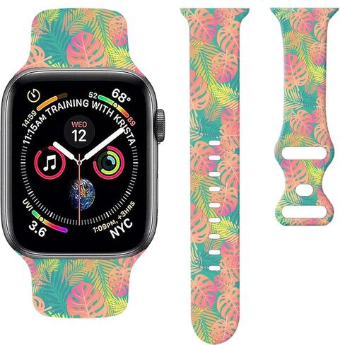 متوافق مع سوار iWatch مقاس 38 مم 40 مم 41 مم 42 مم 44 مم 45 مم 49 مم للنساء والفتيات، حزام بديل لطيف لا يبهت لسلسلة iWatch SE 9 8 7 6 5 4 3 2 1 Ultra (daim) in Kuwait