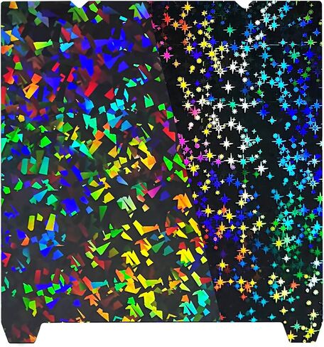 لوحة بناء Ideaformer Rainbow Plaid+Rainbow Mesh PES Smooth K1 K1C، لوحة فولاذية زنبركية 235 × 235 مم لـ Creality K1/K1C/Ender 5 S1/Ender 3 S1 Pro/Ender 3 S1/Ender V3 KE/SE (بدون لوحة مغناطيسية) in Kuwait