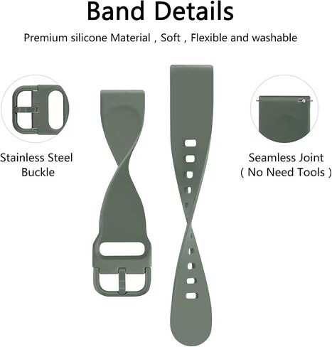 Meliya Bands Compatible with IDW13,IDW16,IDW19 Smartwatch Bands, 22mm Soft Silicone Sport Replacement Strap for Fitpolo IDW13/Woneligo W13 Smartwatch Bands,ENOMIR/TOOBUR/MILOUZ/Gydom/Faweio/Veryfit IDW19 Smartwatch Bands in Saudi Arabia