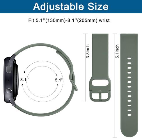 Meliya Bands Compatible with IDW13,IDW16,IDW19 Smartwatch Bands, 22mm Soft Silicone Sport Replacement Strap for Fitpolo IDW13/Woneligo W13 Smartwatch Bands,ENOMIR/TOOBUR/MILOUZ/Gydom/Faweio/Veryfit IDW19 Smartwatch Bands in Saudi Arabia