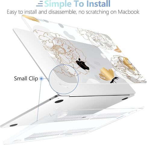 MEEgoodo Case for MacBook Air M4/M3/M2 13.6 inch 2025 2024 2022, Fit Model A3240 A3113 A2681, Compatible with MacBook Air 13 inch, Laptop Hard Shell Case with Keyboard Cover, Tropical Cactus in Kuwait
