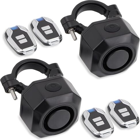Bike Horn Electric Vehicle Alarm Wireless Vibration Alarm System with Motion Sensor Waterproof Rechargeable Antitheft Alarm for Ebikes Bike Scooter Car (SF32 Alarm one Pack) in Saudi Arabia