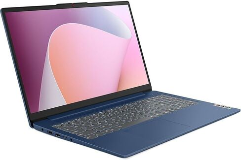 Lenovo 2024 IdeaPad Slim 3 15.6 بوصة FHD IPS Touch Laptop 6-Core Intel Core 3 100U 8GB LPDDR5 512GB NVMe SSD USB-C w/DP WiFi AX BT Webcam HDMI1.4 Backlit KB بصمة الإصبع Windows 11 Pro w/RE USB in Kuwait