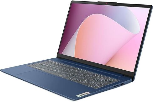 Lenovo 2024 IdeaPad Slim 3 15.6 بوصة FHD IPS Touch Laptop 6-Core Intel Core 3 100U 8GB LPDDR5 512GB NVMe SSD USB-C w/DP WiFi AX BT Webcam HDMI1.4 Backlit KB بصمة الإصبع Windows 11 Pro w/RE USB in Kuwait