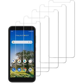 [5 Pack] for Foxx Foxxd A56 Screen Protector,Scratch Resistant Bubble Free Anti-Fingerprints HD Clear,Case Friendly,Tempered Glass Film for Foxx Foxxd A56