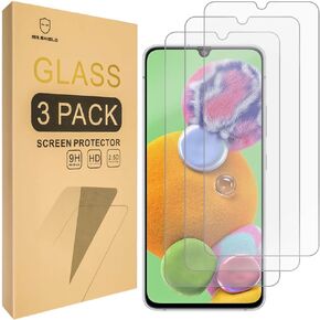 Mr.Shield [3-Pack] Designed For Samsung Galaxy A90 5G Version [Tempered Glass] [Japan Glass with 9H Hardness] Screen Protector with Lifetime Replacement