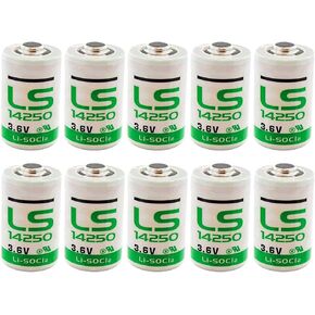 10 x LS 14250 LS14250 1/2AA 3.6v Lithium Battery 1200mAh High Capacity