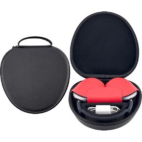 DDJ [1 Pack] Case for AirPod Max Supports Sleep Mode, Portable Protective Cover for Apple AirPods Max Pro, Travel Carrying Headphone Case for APM Accessories, Wireless Headphones Hard Storage Bag