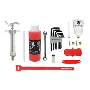 RSN Sports Pro Bleed Kit for SHIMANO Hydraulic MTB Brakes with 120ml Mineral Oil and Tools