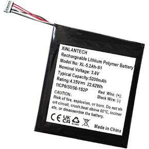 3.8v 5200mAh S1 Battery for Ring Video Doorbell (2020 Release) 2nd Generation 5UM5E5 (2nd Gen) S1 Battery Replacement