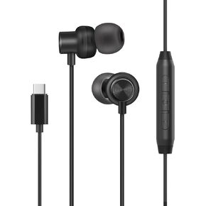 USB C Earbuds Wired in-Ear Headphone Isolate Noise Magnetic Wired Earphone with Microphone and Volume Control Type C Ear Buds Compatible for iPhone 15/15Pro Samsung Galaxy S23 S22 S21…