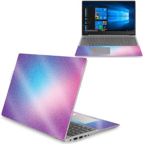 MightySkins Glossy Glitter Skin Compatible With Lenovo Ideapad 330S 15" (2018) - Royal Haze | Protective, Durable High-Gloss Glitter Finish | Easy to Apply, Remove, and Change Styles | Made in The USA