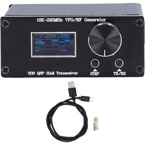 Mobile SDR QRP HF Transceiver VFO Functional Generator with USB Cable 10K‑220MHz