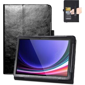 E NET-CASE Case for Samsung Galaxy Tab S9 FE 10.9 Inch/Galaxy Tab S9 11 Inch 2023, New Upgrated Folio Design, Multi-Viewing Stand Cover with Auto Sleep/Wake & Support S-Pen, Brown in Kuwait