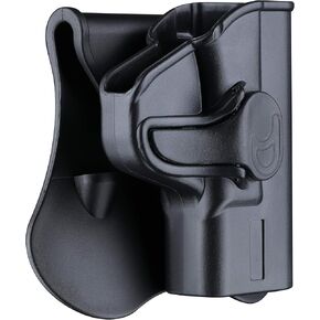 M&P Shield Holsters, OWB Holster for S&W M&P Shield 9mm/.40 3.1" / MP Shield M2.0 / Shield Plus - Index Finger Released | Adjustable Cant | Autolock | Outside Waistband | Lightweight -Right Handed