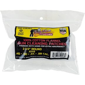 Pro-Shot .45-.58 Caliber Black Powder 100 Count Patches