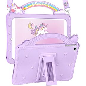 حافظة لجهاز iPad Mini 1/2/3 مقاس 7.9 بوصة للفتيات اللطيفات الكرتونية Kawaii تصميم ثلاثي الأبعاد جميل مع حامل وحزام فريد من نوعه للنساء المراهقات من السيليكون Funda لجهاز Apple iPad Mini 3rd/2nd/1st Gen 7.9" in Kuwait