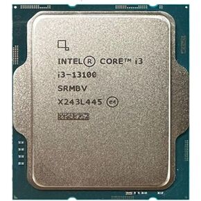 معالج سطح المكتب Intel Core i3-13100 4 Core (يصل إلى 4.5 جيجا هرتز) LGA 1700 - ذاكرة تخزين مؤقت UHD Graphics 730-12 ميجابايت (إصدار صينية OEM، المبرد غير متضمن) - أداء موثوق للألعاب والمنزل والمكتب