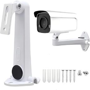 Security Camera Universal Mounting Bracket,Adjustable Indoor/Outdoor Camera Mount Thickened Aluminum Alloy Security Wall Mount Bracket for Surveillance Camera System