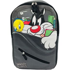 Sylvester & Tweety Adult Printed Backpack, Grey (Grey)