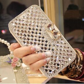 Bling Wallet Phone Case for Google Pixel 6 Pro,3D Magntic Sparkle Bowknot Buckle Crystal Full Diamond Stones PU Leather Flip Folio Stand Cover with Card Slot