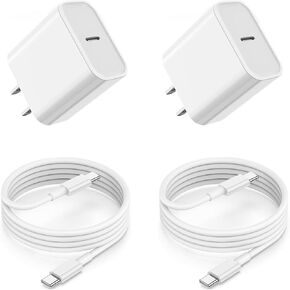 iPhone 16 15 Fast Charger,Type C Charger USB C Charger 20w Power Adapter Fast Charging Block Charger with 2 Pack 3FT C Cable for iPhone 16/16 Pro/15/15 Plus/15 Pro/15 Pro Max/iPad Pro 12.9/iPad Pro 11
