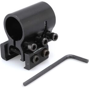 2pack 1" Flashlight Tube Barrel Pipe Clamp Holder Adapter Scope Mount, Laser Sight Mount Universal Ring Laser Scope Sight for Mounting