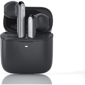 Orange True Wireless Earbuds Bluetooth Work Earbuds with Microphone TWS Wireless Earphones Orange Blue Tooth Ear Buds Headphones for Working Out in Ear Headphones Earphones for iPhone Android