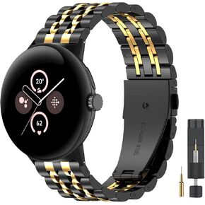ZPJPPLX Stainless Steel Metal Watch Band Compitaple with Google Pixel Watch1/Pixel Watch 2/Pixel Watch 3 41mm 45mm