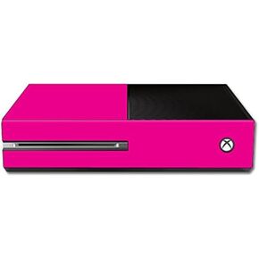 MightySkins Skin Compatible with Microsoft Xbox One - Solid Hot Pink | Protective, Durable, and Unique Vinyl Decal wrap Cover | Easy to Apply, Remove, and Change Styles | Made in The USA
