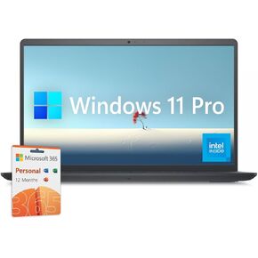 Dell Inspiron Business Laptop Computer, 15.6" FHD IPS 120Hz Display, Intel Core i7-1255U, Windows 11 Pro Laptop 32GB RAM 1TB SSD, 1-Year Microsoft Office 365, Numeric Keypad, Black