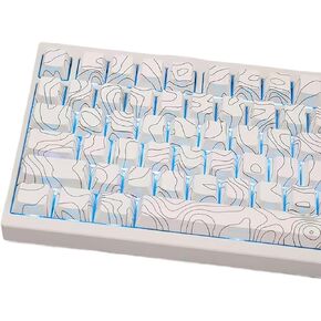 131 Keys Custom PBT Dye Sub Keycaps Cherry Profile Black White Keycaps Set Fit for 60% 65% 75% 95% Mechanical Keyboard Cherry Mx Gateron Switches Mechanical Keyboard