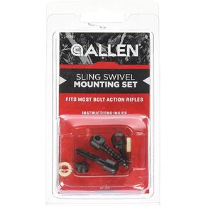 Allen Company Gun Sling Swivel Mounting Hardware, Bolt Action Rifles,Black