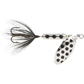 Yakima Bait Wordens Original Rooster Tail Spinner Lure, Glitter Black, 1/8-Ounce