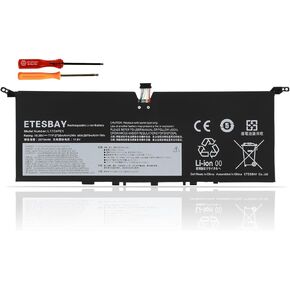 L17C4PE1 Laptop Battery Compatible with Lenovo ideapad 730S-13IWL Yoga S730-13IWL S730-13IML Series L17M4PE1 L17S4PE1 5B10R32748 5B10R32749 5B10W67276 5B10W67274 15.36V 42Wh 4-Cell