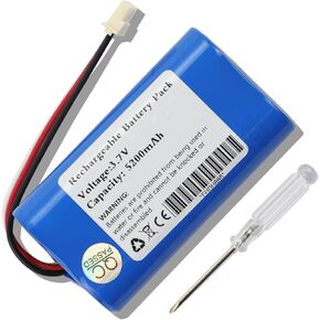 5200mAh Battery Replacement for Altec Lansing iMW577, iMW577-AB Part Number:Altec Lansing INR18650-2S 19.24Wh 3.7V with Tools
