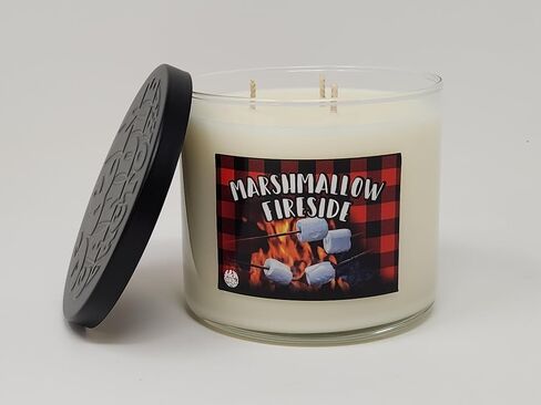 شمعة كب كيك ريد فيلفيت ~ من S&M Candle Factory ~ 3 فتائل من شمع الصويا المعطر الطبيعي 14.5 أونصة ~ وقت حرق 80 ساعة ~ صنع في الولايات المتحدة الأمريكية ~ شمعة عيد الحب الرائعة (3 فتائل كبيرة) in Saudi Arabia