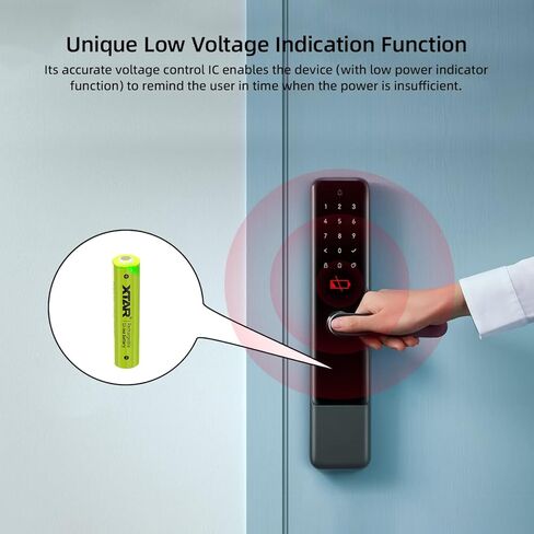 AAA Batteries,Rechargeable AAA Battery 8Pack XTAR 1.5V AAA Lithium Battery with Low Voltage Indicator in Kuwait
