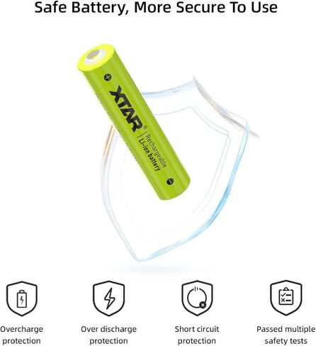 AAA Batteries,Rechargeable AAA Battery 8Pack XTAR 1.5V AAA Lithium Battery with Low Voltage Indicator in Kuwait