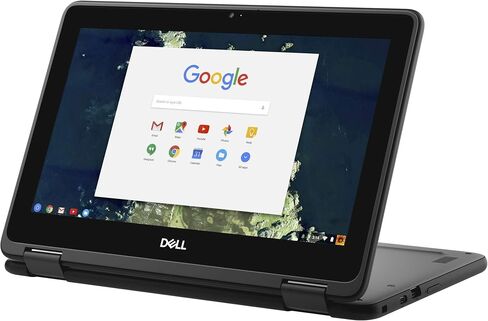 Dell Chromebook 5190 Intel Celeron N3450 X4 1.1 جيجا هرتز 4 جيجا بايت 32 جيجا بايت 11.6 بوصة، أسود (متجدد) in Saudi Arabia